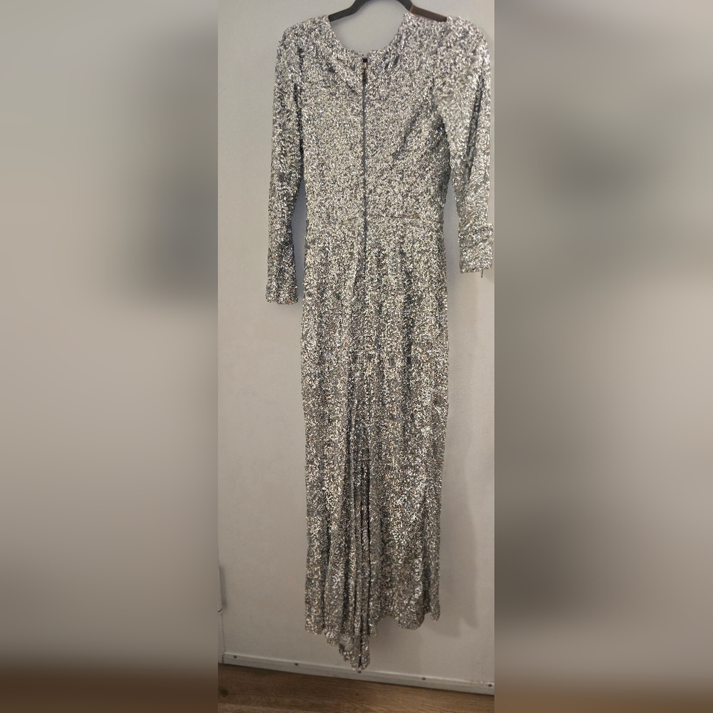 Custom Purple and Silver Dress